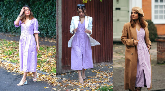 Purple indi dress