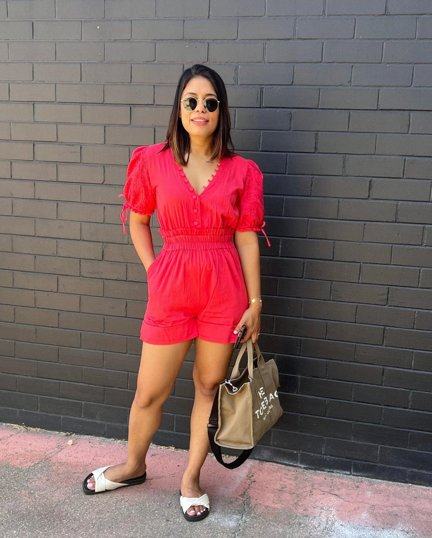 Gulnari Cotton Playsuit