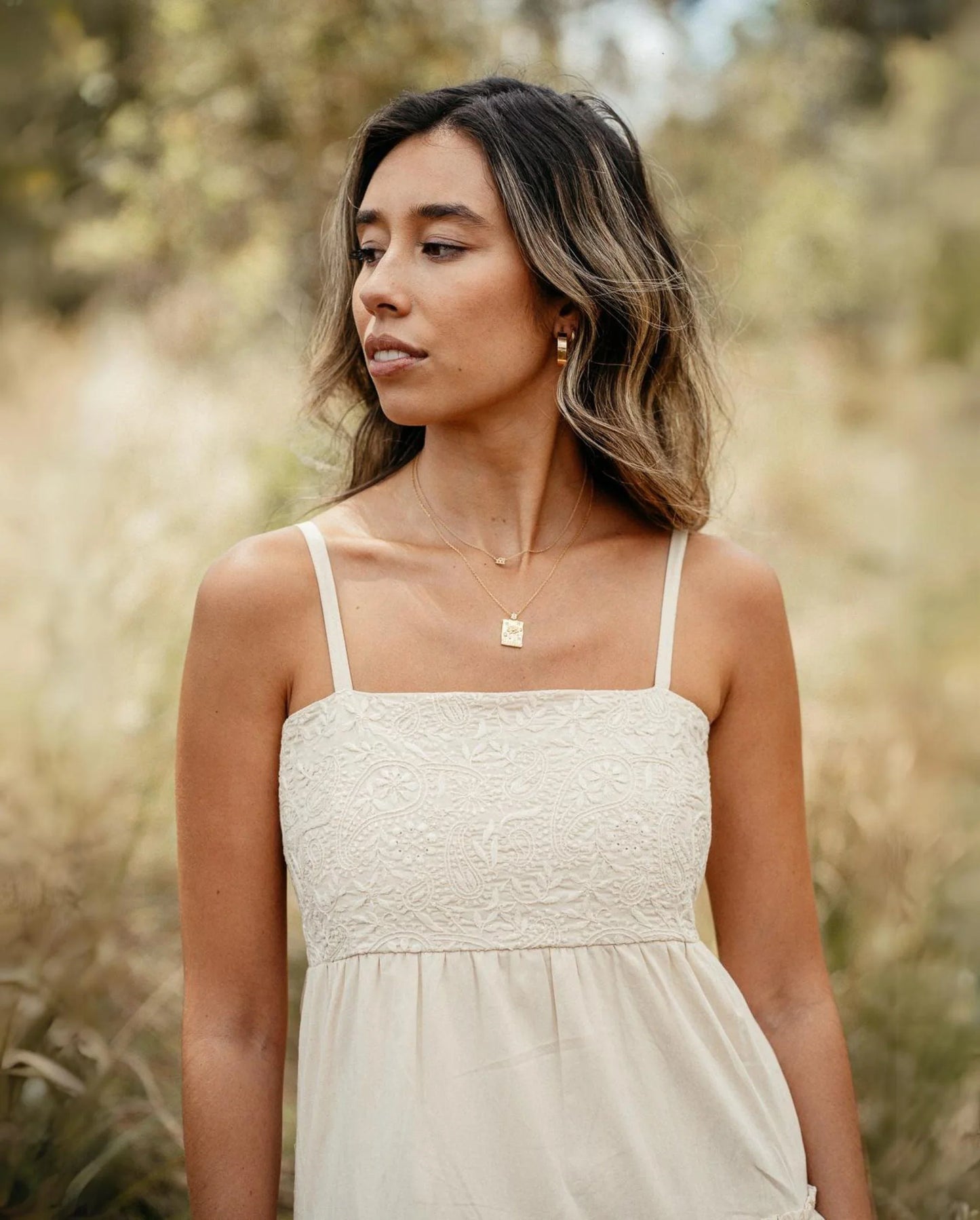 Zaafira Tiered Midi Dress