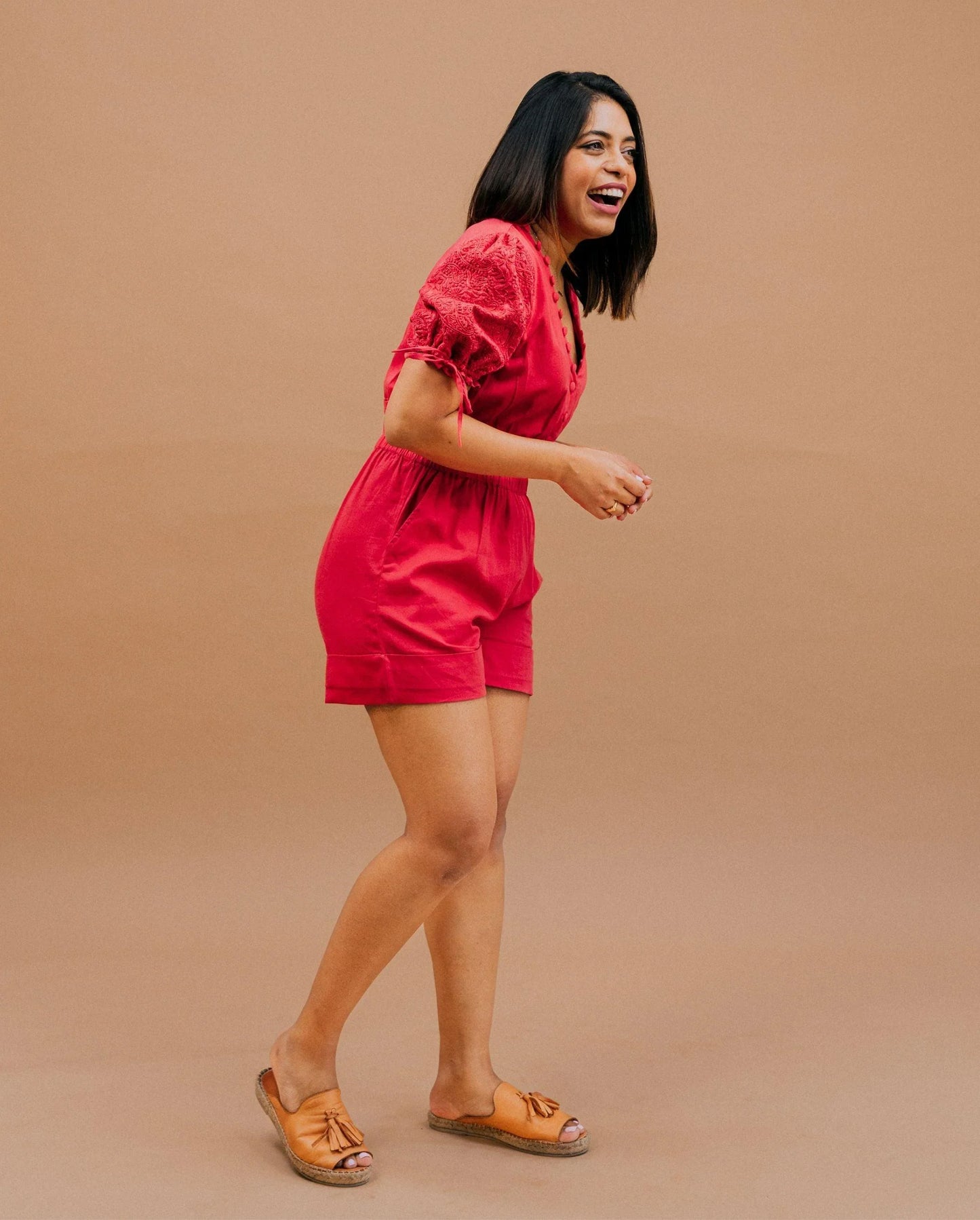 Gulnari Cotton Playsuit