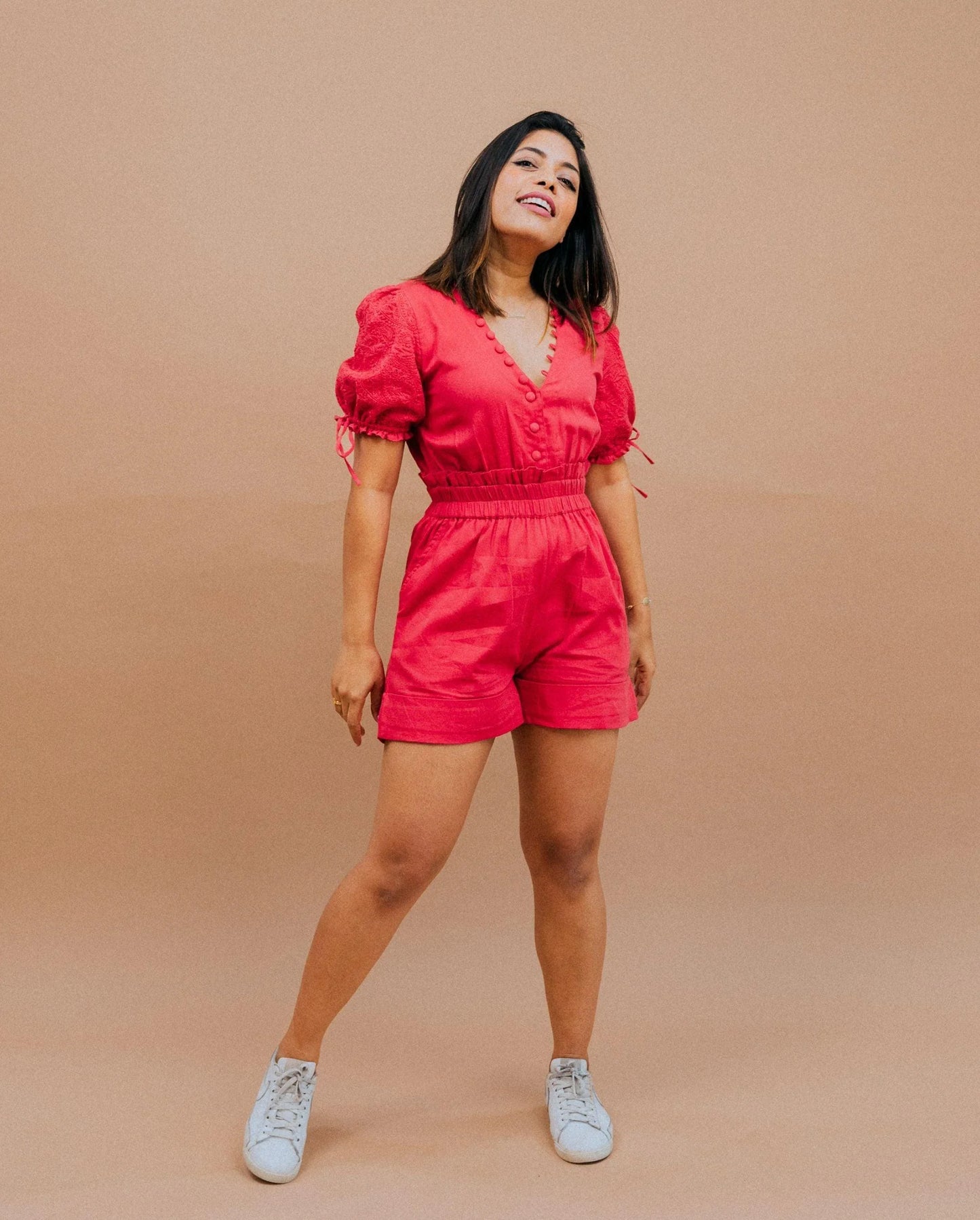 Gulnari Cotton Playsuit