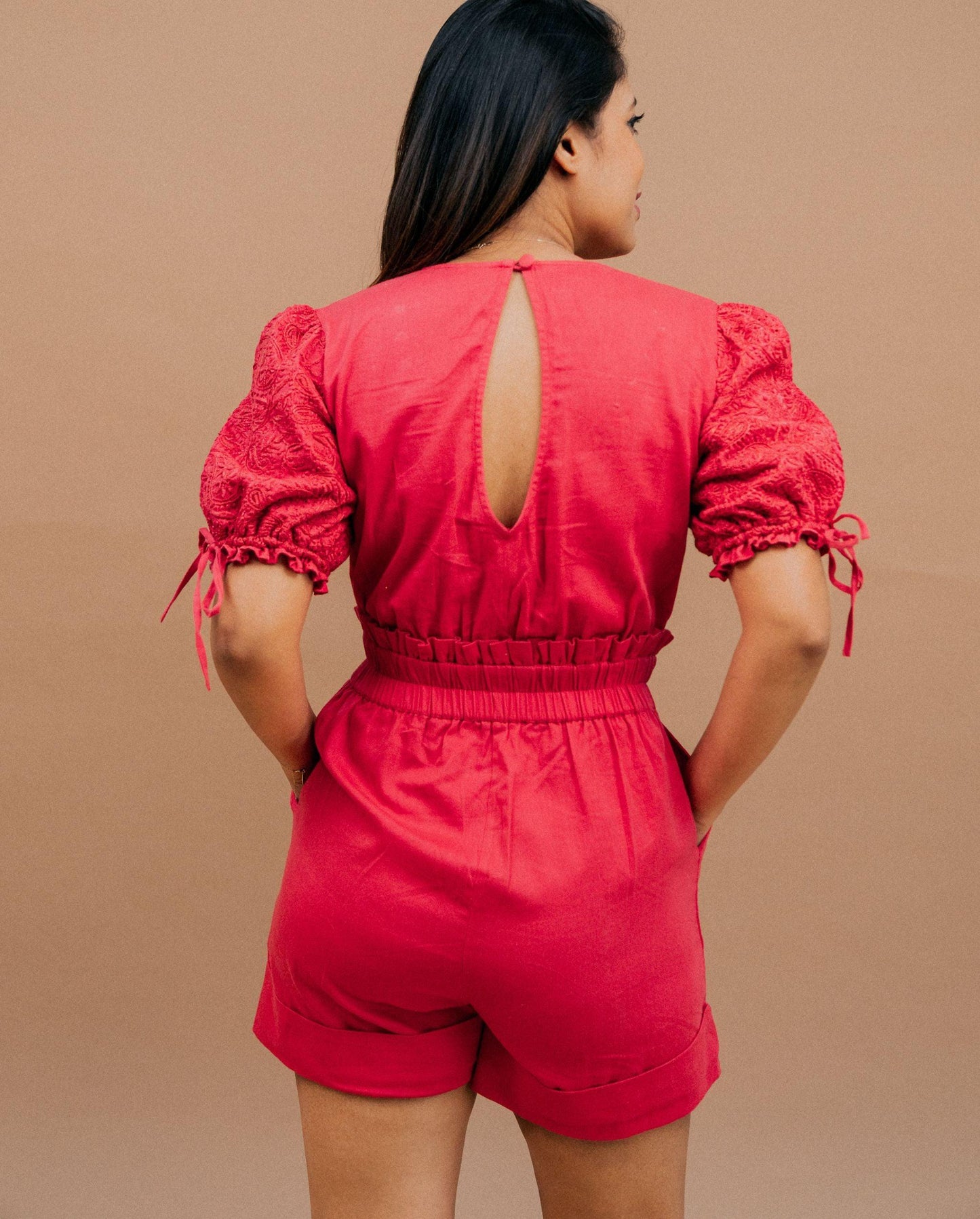 Gulnari Cotton Playsuit