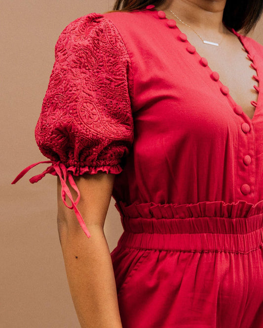 Gulnari Cotton Playsuit