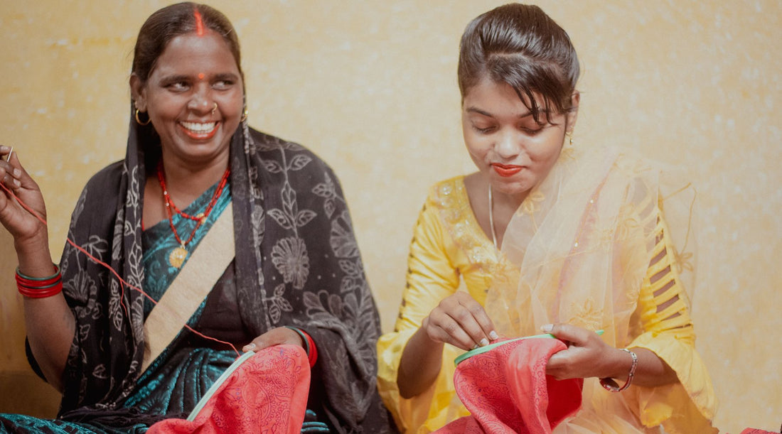 Artisans behind our Indi dresses, embroidered dresses and embroidered tops