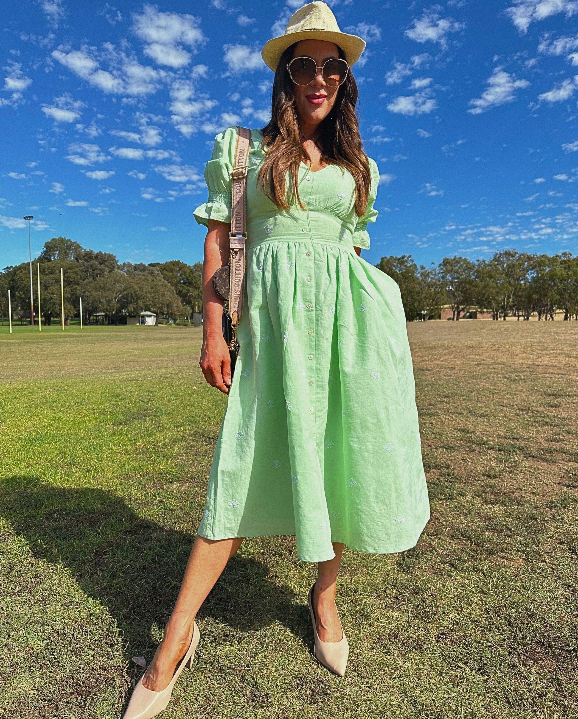 Fiza Linen Midi Dress | Summer Dress Australia M Fiza Linen Midi Dress | Summer Dress Australia M