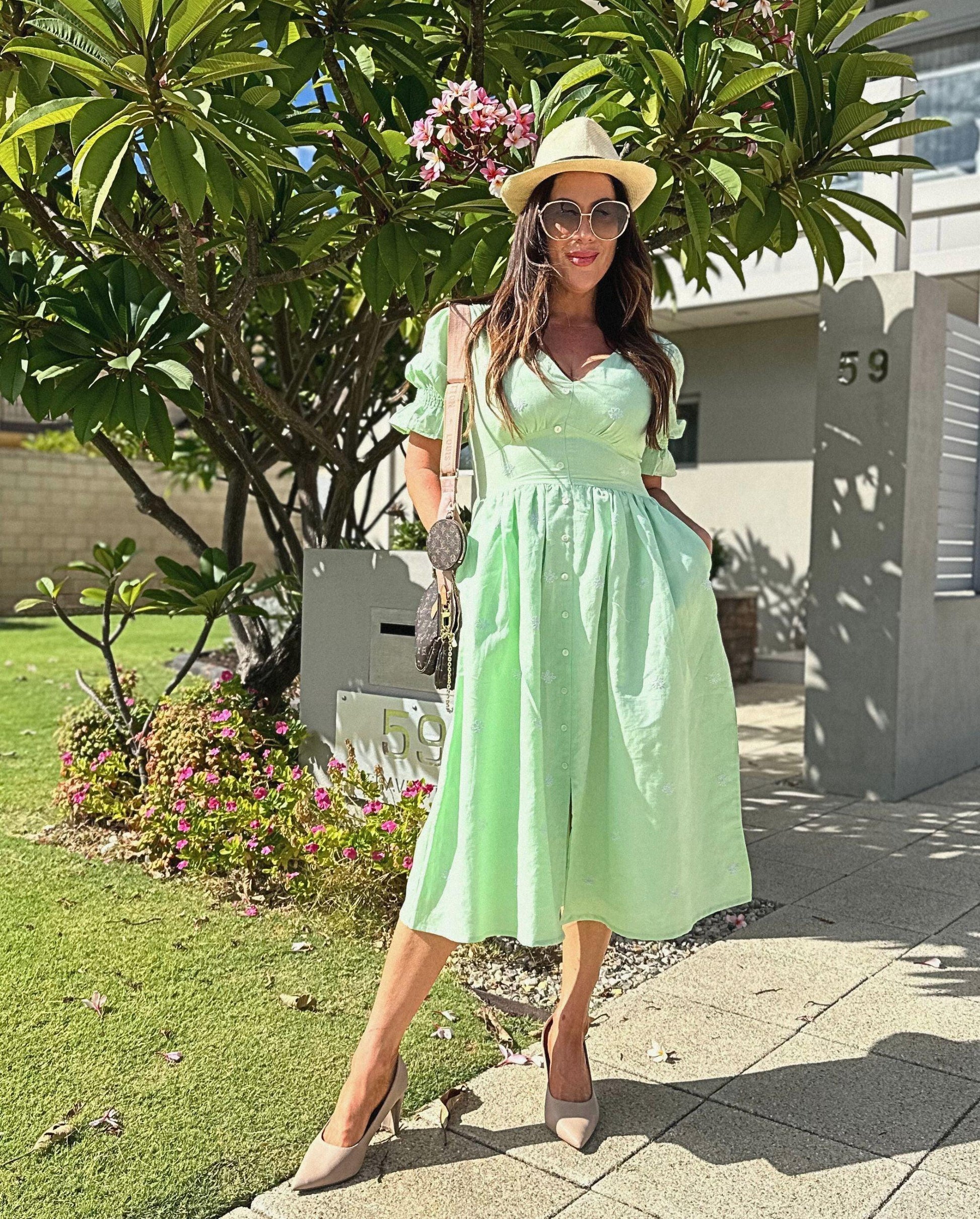 Fiza Linen Midi Dress | Summer Dress Australia Kaasida Fiza Linen Midi Dress | Summer Dress Australia Kaasida