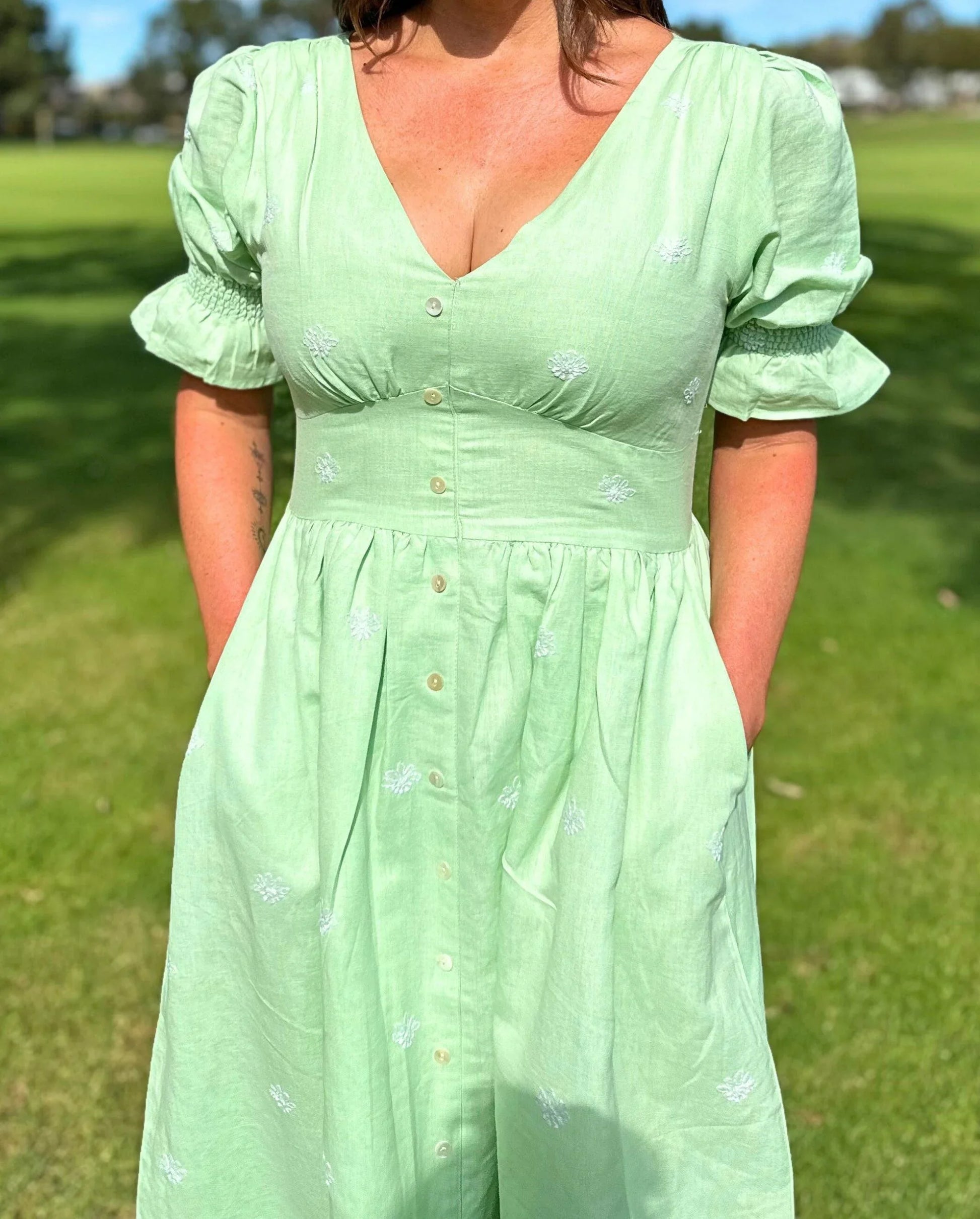 Fiza Linen Midi Dress | Summer Dress Australia M Fiza Linen Midi Dress | Summer Dress Australia M