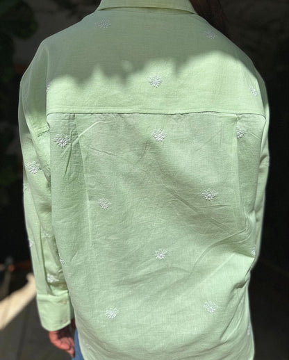 Fiza Button-Up Linen Shirt